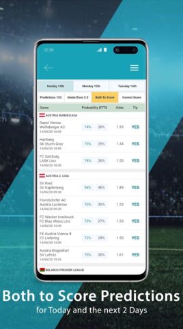 Football Super Tips для Android — скриншот 5