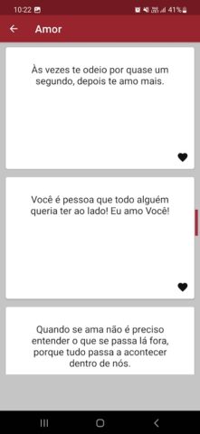 Frases de Amor para WhatsApp для Android — скриншот 1