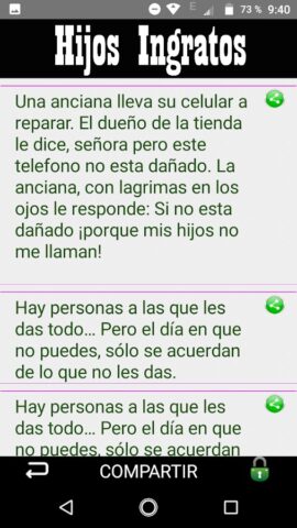 Frases de Hijos Ingratos для Android — скриншот 3