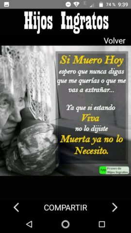 Frases de Hijos Ingratos для Android — скриншот 5