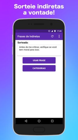 Frases de Indiretas для Android — скриншот 5