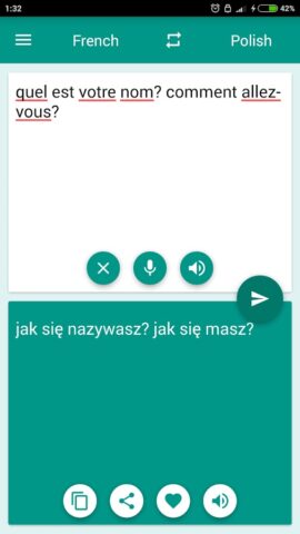 French-Polish Translator для Android — скриншот 2