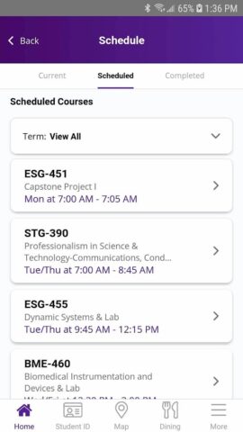 GCU Student для Android — скриншот 2