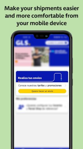 GLS — Send and receive parcels для Android — скриншот 3