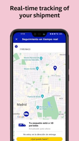 GLS — Send and receive parcels для Android — скриншот 4