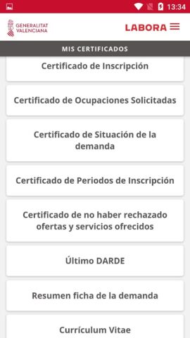 GVA PuntLABORA для Android — скриншот 5