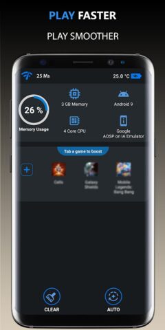 Game Booster Power GFX Lag Fix для Android — скриншот 1