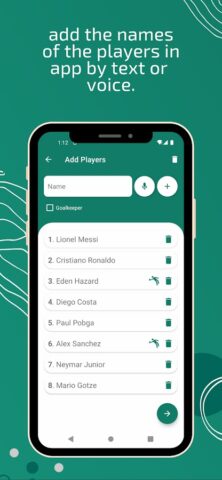 Game Teams Generator для Android — скриншот 2