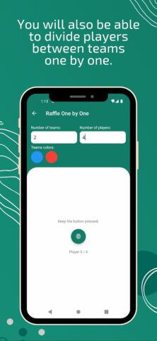 Game Teams Generator для Android — скриншот 5