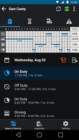 Garmin eLog™ Compliant ELD для Android — скриншот 2