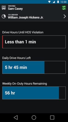 Garmin eLog™ Compliant ELD для Android — скриншот 3