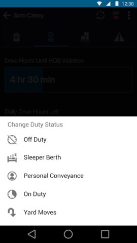 Garmin eLog™ Compliant ELD для Android — скриншот 5