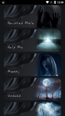 Призрачные звуки для Android — скриншот 4