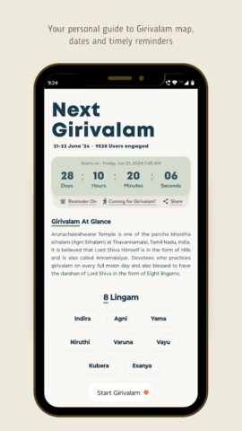 Girivalam Map | Tiruvannamalai для Android — скриншот 1