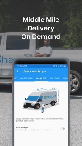 GoShare: Movers, Delivery, LTL для Android — скриншот 3