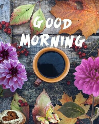 Good Morning Flower Wishes для Android — скриншот 1