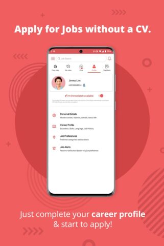 GrabJobs — Get a Job Today для Android — скриншот 3