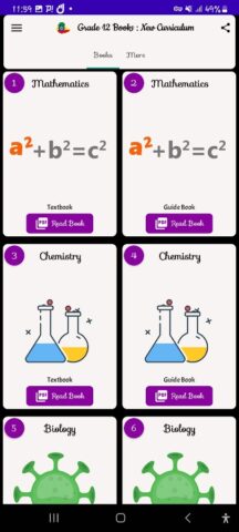 Grade 12 Books: New Curriculum для Android — скриншот 1