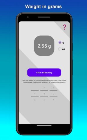 Grams Weight Scale Approximate для Android — скриншот 1