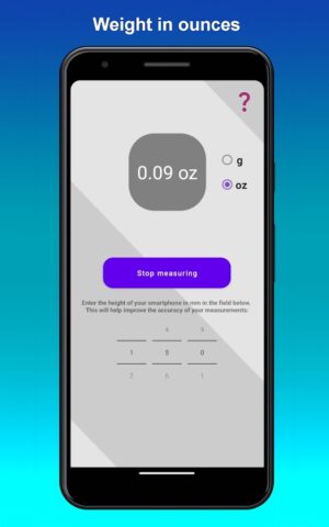 Grams Weight Scale Approximate для Android — скриншот 2