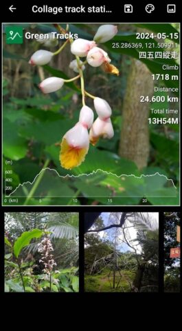 Green Tracks — hiking partner для Android — скриншот 1