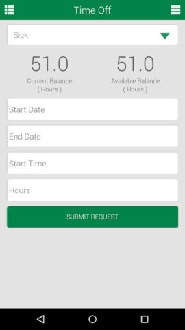 GreenEmployee для Android — скриншот 3