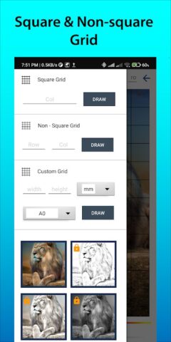 GridArt: Grid Drawing 4 Artist для Android — скриншот 2