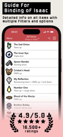 Guide for Binding of Isaac для iOS — скриншот 1
