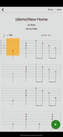 Guitar Tabs X : табулатуры для iOS — скриншот 4