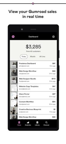Gumroad для Android — скриншот 4