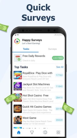 Happy Surveys — Easy Cash App для Android — скриншот 2