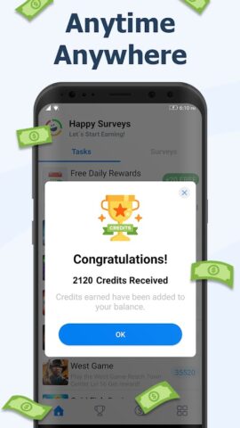 Happy Surveys — Easy Cash App для Android — скриншот 5
