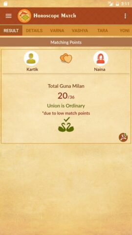 Horoscope Match для Android — скриншот 4