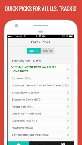 Horse Racing Picks & Bet Tips для Android — скриншот 1