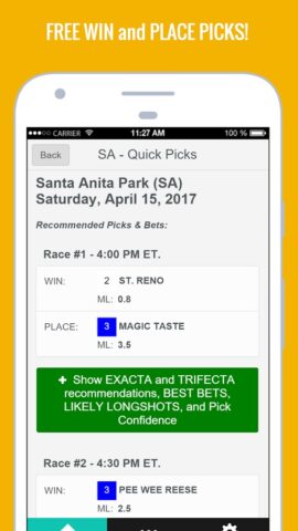 Horse Racing Picks & Bet Tips для Android — скриншот 2