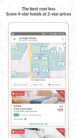 Hotwire: Hotel Deals & Travel для Android — скриншот 3