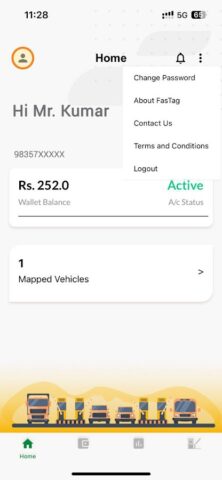 IDBI ETC FASTag для Android — скриншот 4