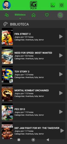 IGAMES PSP для Android — скриншот 3