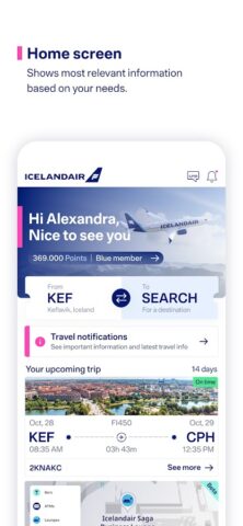 Icelandair для Android — скриншот 2