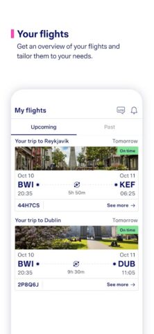 Icelandair для Android — скриншот 4