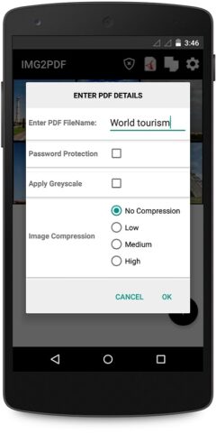 Image to PDF — PDF Maker для Android — скриншот 5