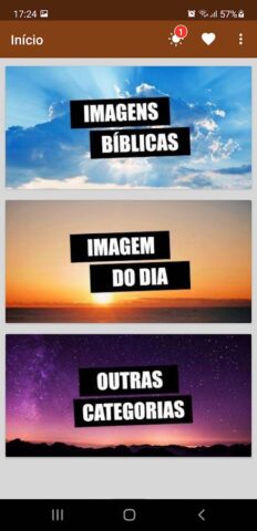 Imagens com Frases Bíblicas для Android — скриншот 1