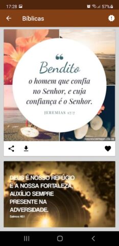 Imagens com Frases Bíblicas для Android — скриншот 2
