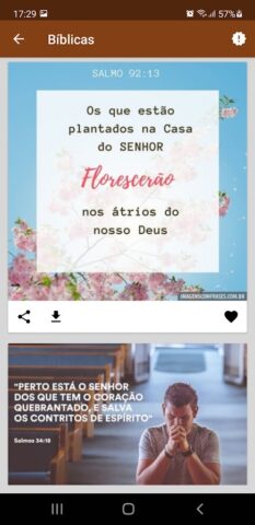 Imagens com Frases Bíblicas для Android — скриншот 3