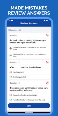 Indiana BMV Practice Test для Android — скриншот 3