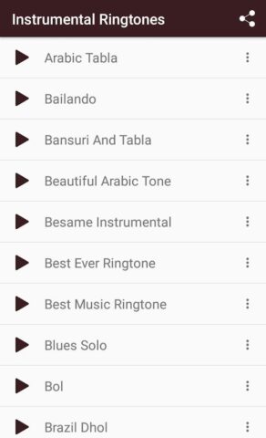 Instrumental Ringtones для Android — скриншот 3
