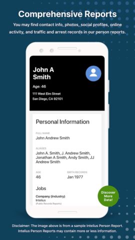 Intelius Background Check Pro для Android — скриншот 3