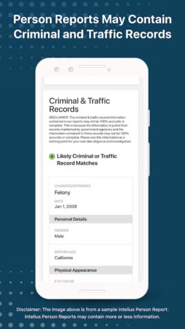 Intelius Background Check Pro для Android — скриншот 4