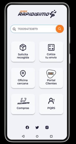 Inter Rapidisimo S.A. для Android — скриншот 5