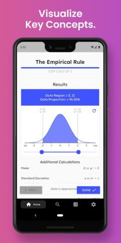 IntroStat — Statistics Solver для Android — скриншот 2